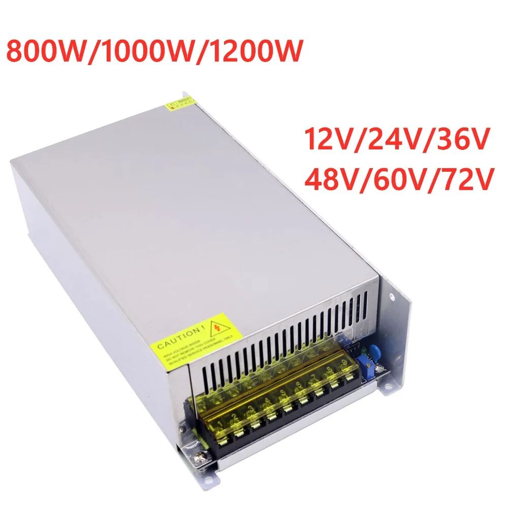 Smps Power Supply - 1200W/1000W/800W Schaltnetzteil, einstellbar, DC 12V 24V