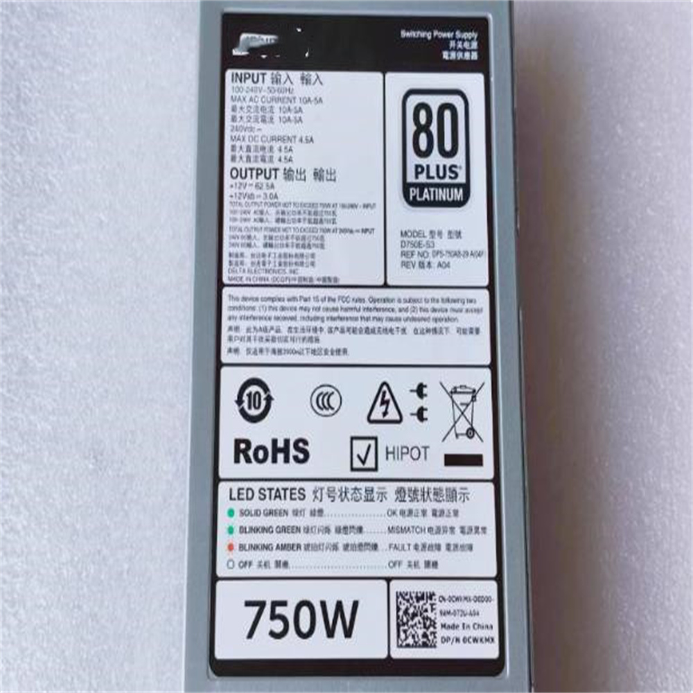 FÜR DELL PowerEdge R740 R730 R – Power Supply 750W Bewertung und Preis