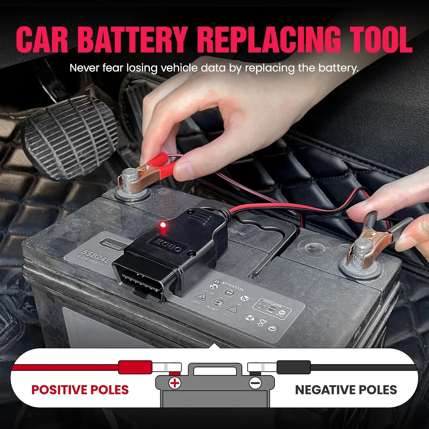 OBD II Auto-Speichersparkabel  – Power Supply Tester Bewertung und Preis