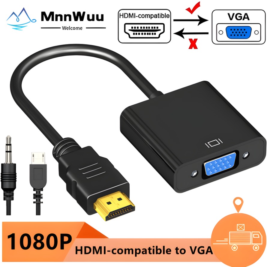 1080P HDMI-kompatibel zu VGA A – Pc Power Supply Bewertung und Preis