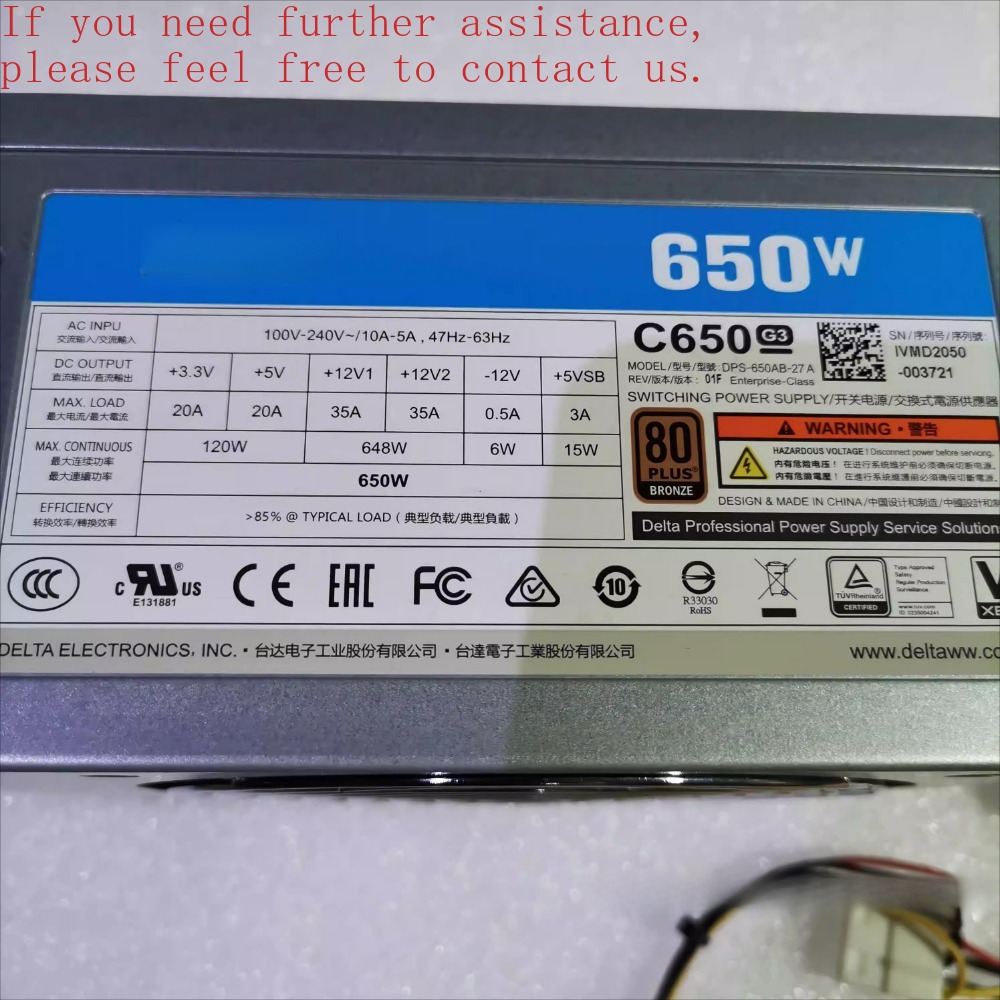 Für Antiac 850W Vollmodul Delt – Power Supply 650W Bewertung und Preis