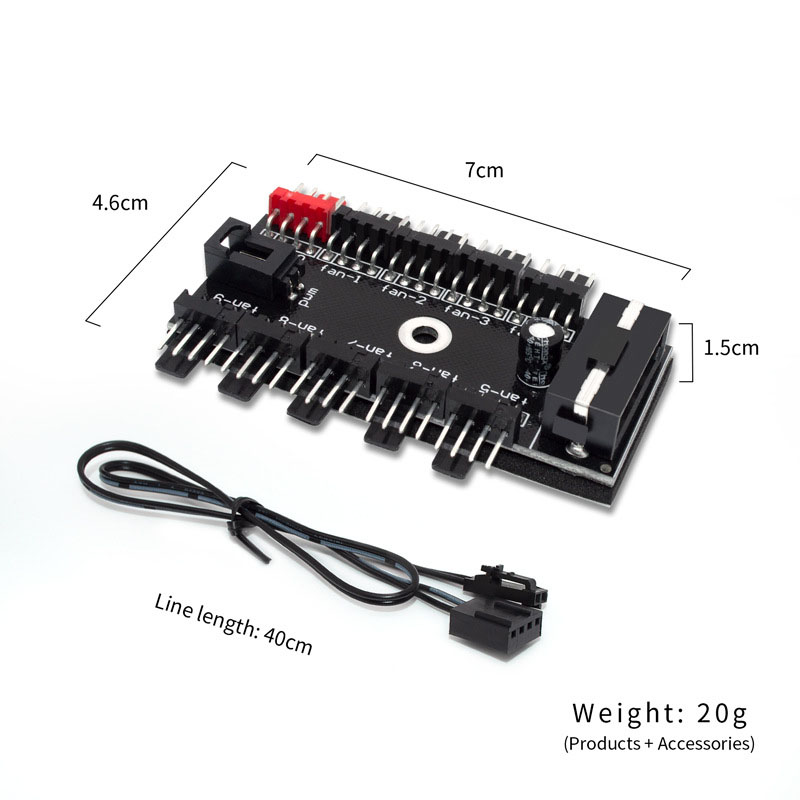 10-Port 4-Pin PWM Lüfter-Hub-S – Pc Power Supply Bewertung und Preis