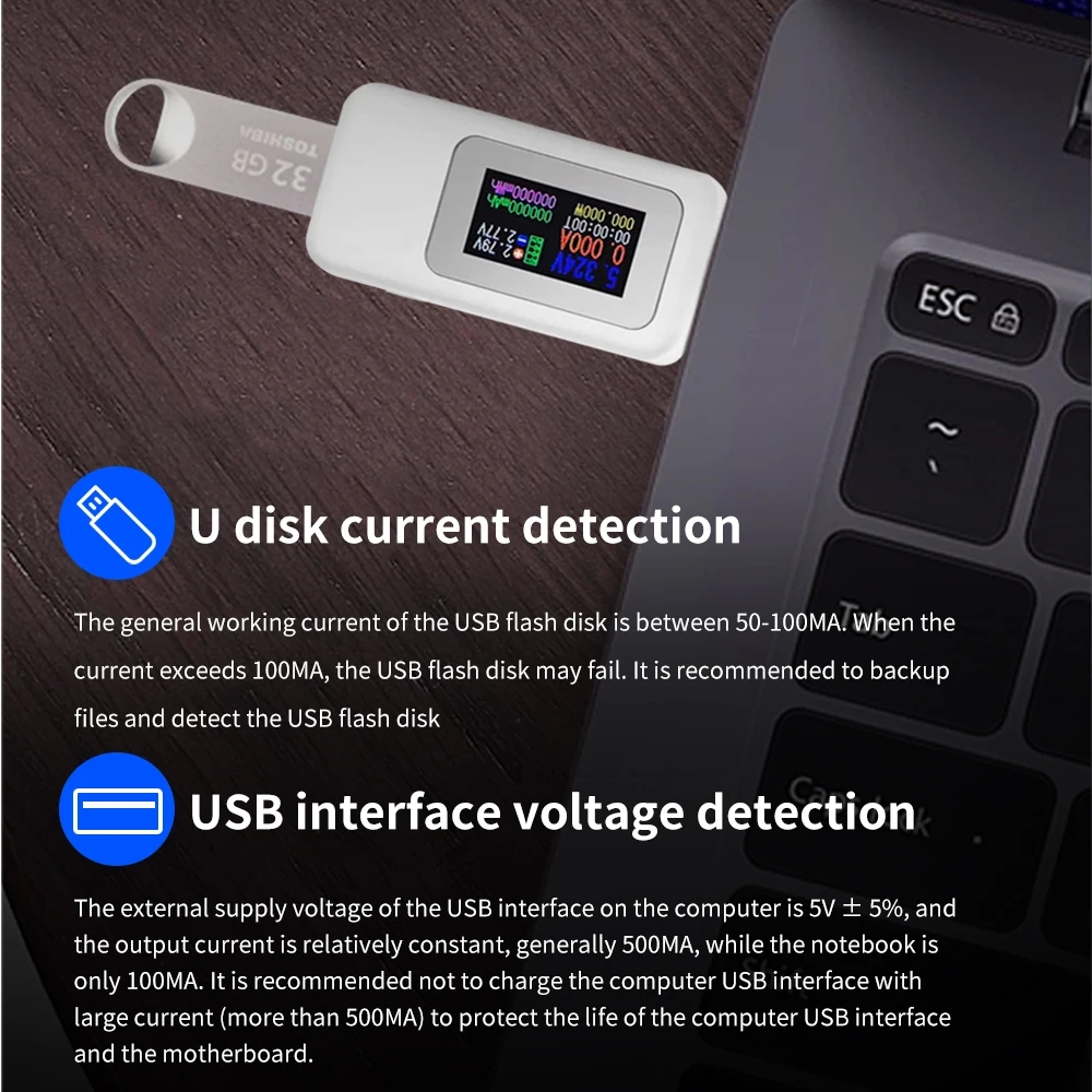 10-in-1-USB-Tester DC Digital  – Power Supply Tester Bewertung und Preis