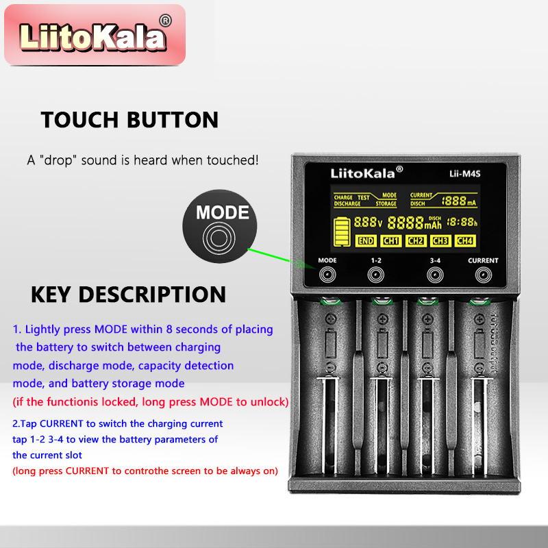 LiitoKala Lii-M4S Touch-Ladege – Power Supply Tester Bewertung und Preis